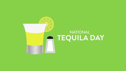 Video animation on the theme of National Tequila day observed each year on July 24th. Motion graphics