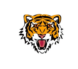 tiger head vector