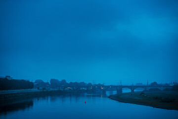 street view of downtown Dresden, Germany