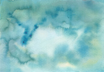 ocean blue abstract texture watercolor background