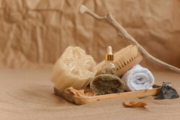 Eco-friendly spa, massage, peeling and hydration kit