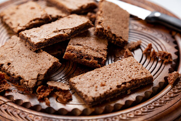 chocolate cake with nuts