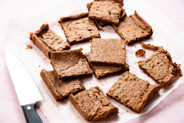 chocolate cake with nuts
