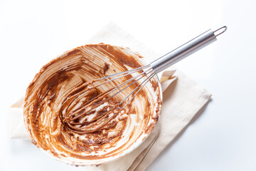 cake dough in a bowl