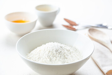 bowl of flour