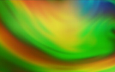 Obraz premium Light Green, Yellow vector abstract blurred background. Colorful abstract illustration with gradient. New style design for your brand book.