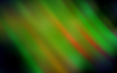 Dark Green, Yellow vector background with stright stripes. Colorful shining illustration with lines on abstract template. Pattern for ads, posters, banners.