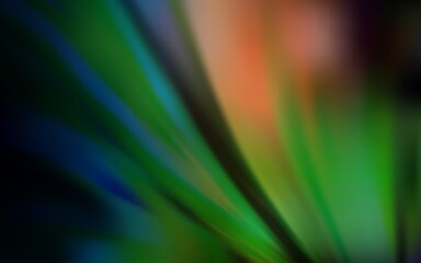 Dark Green, Red vector blurred shine abstract template. Creative illustration in halftone style with gradient. New style design for your brand book.