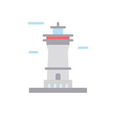 German, lighthouse icon. Simple color vector elements of pharos icons for ui and ux, website or mobile application