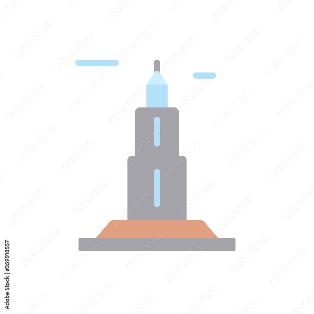 Wall mural Icelandic, lighthouse icon. Simple color vector elements of pharos icons for ui and ux, website or mobile application