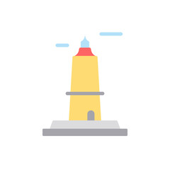 Russian, lighthouse icon. Simple color vector elements of pharos icons for ui and ux, website or mobile application