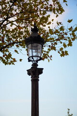 Fototapeta na wymiar lantern against the sky