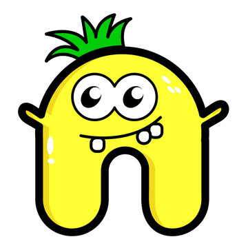 recommend clip art: illustration vector graphic of cute cartoon monster character