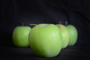 fresh green apples