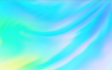 Obraz premium Light Blue, Green vector colorful blur backdrop. Shining colored illustration in smart style. Blurred design for your web site.