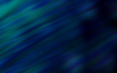 Fototapeta premium Dark BLUE vector layout with cosmic stars. Blurred decorative design in simple style with galaxy stars. Template for cosmic backgrounds.