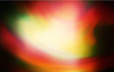 Obraz premium Dark Orange vector glossy abstract layout. Colorful abstract illustration with gradient. Blurred design for your web site.