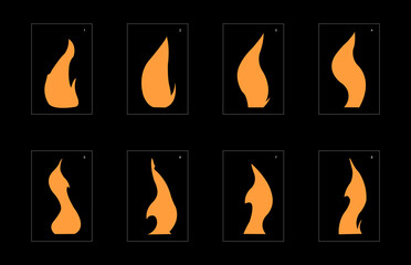 Dust explosion effect. Explosion animation effect. Animation sprite sheet for games, cartoon or animation. vector style animation effect 1243.