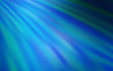 Dark BLUE vector background with straight lines. Blurred decorative design in simple style with lines. Best design for your ad, poster, banner.