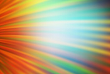 Obraz premium Light Green, Yellow vector layout with curved lines. Shining colorful illustration in simple style. A new texture for your ad, booklets, leaflets.