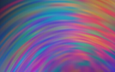 Obraz premium Light Blue, Red vector template with curved lines. Colorful geometric sample with gradient lines. Abstract style for your business design.