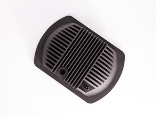 Commercial brand new 3D printed technology creating products for the automotive industry cheap strong plastic for old car parts rear headlamp cover for retro vintage vehicle isolated white background