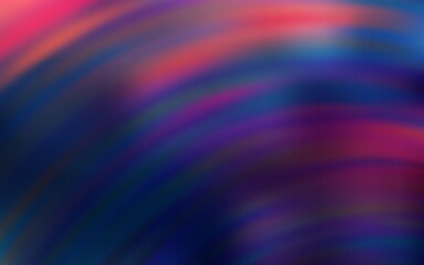 Dark Pink, Blue vector pattern with bent lines. An elegant bright illustration with gradient. A completely new design for your business.