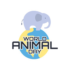 	
World Animal Day. Vector Illustration	
