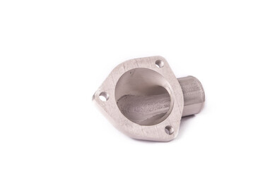 Brand new 3D metal printed technology creating products for the automotive industry cheap strong cast aluminium for old car parts back thermostat for retro vintage vehicle isolated white background