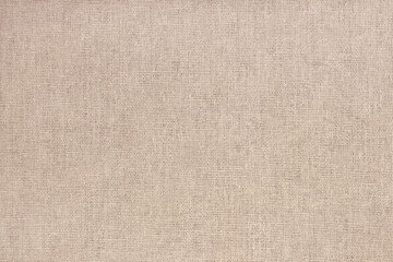 Plakat Brown cotton fabric texture background, seamless pattern of natural textile.