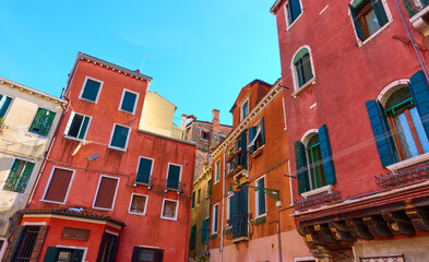 Old houses in Venice