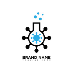 Obraz premium Science Lab Logo Design Template