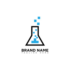 Pixel Lab Logo Design Template