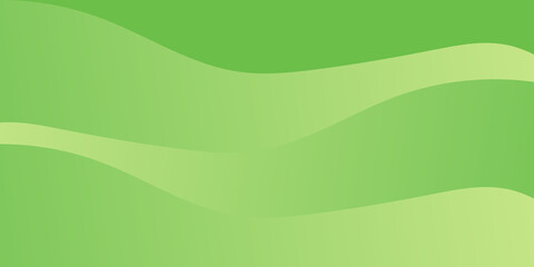 Green wave curve polygonal abstract background. geometric illustration with gradient. background texture design for poster, banner, card and template. Vector illustration