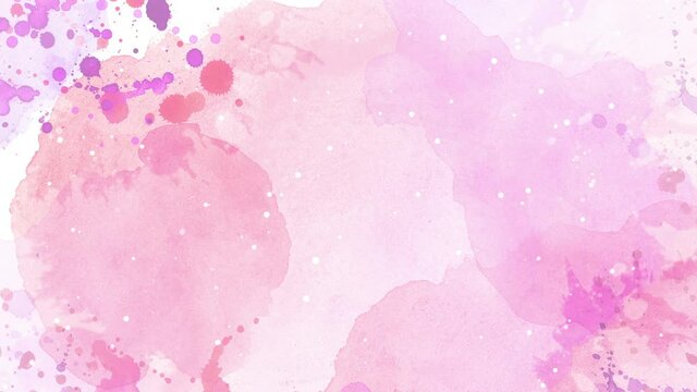 Beautiful colorful watercolor ink drops on white paper and star glitter.