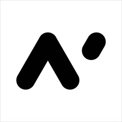 Letter N logo design template elements. Initials  N  logo icon vector 