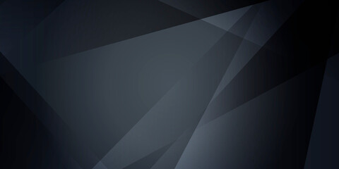 Fototapeta premium Dark abstract polygonal background.