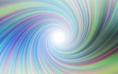 Light Blue, Green vector layout with cosmic stars. Modern abstract illustration with Big Dipper stars. Pattern for futuristic ad, booklets.