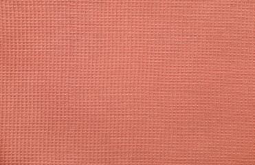 Texture of pink textile table napkin