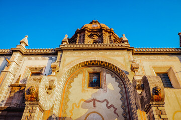 Historical Town Queretaro in Mexico