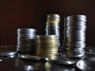 stack of coins