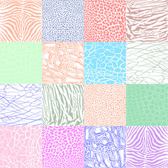 Color animal background