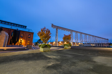 Blue hour and sunrise from around Mare Island in Vallejo, California.