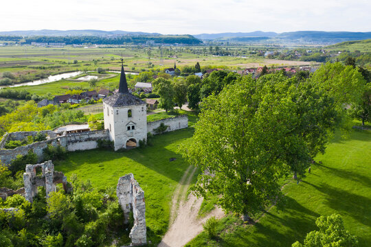 Old castle in Cluj county, Trasylvania, Romania.