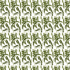 hand drawing pattern abstract drawing green lines background
