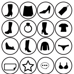 shopping line icons set. E-commerce and shopping vector icons set. Outline web icons set. Vector illustration