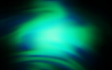 Dark Green vector blurred bright template. Colorful illustration in abstract style with gradient. New design for your business.