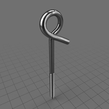 Pigtail eye bolt