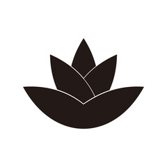 lotus icon vector illustration sign
