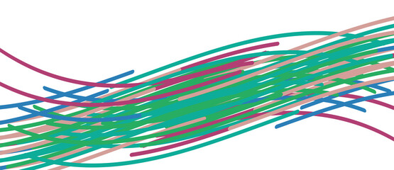 Аbstract moving colorful lines vector backgrounds for cover, placard, poster, banner or flyer
